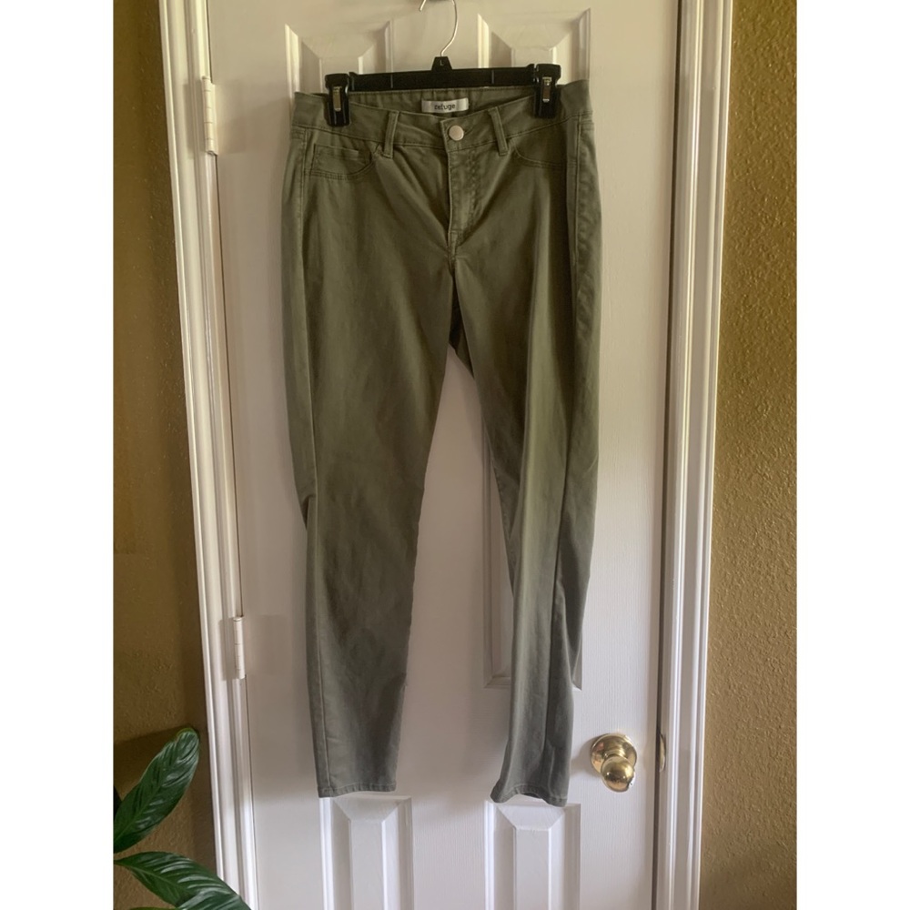 Army Green Skinny Jeans